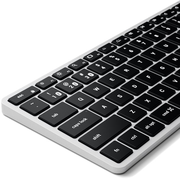 Keyboard Satechi Slim X1 Bluetooth Keyboard Silver - US ...