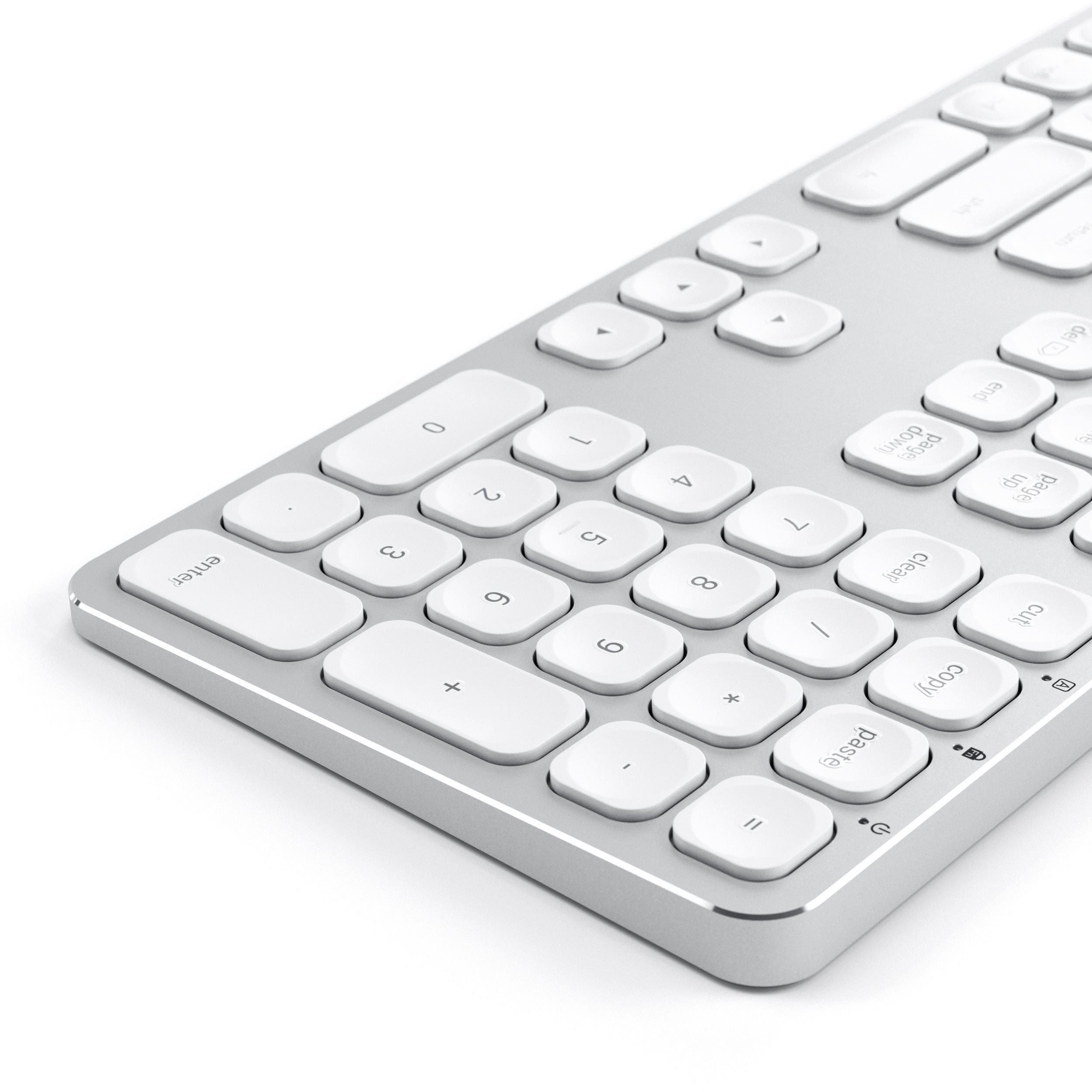 Klávesnice Satechi Aluminum Wired Keyboard for Mac - Silver - US Screen