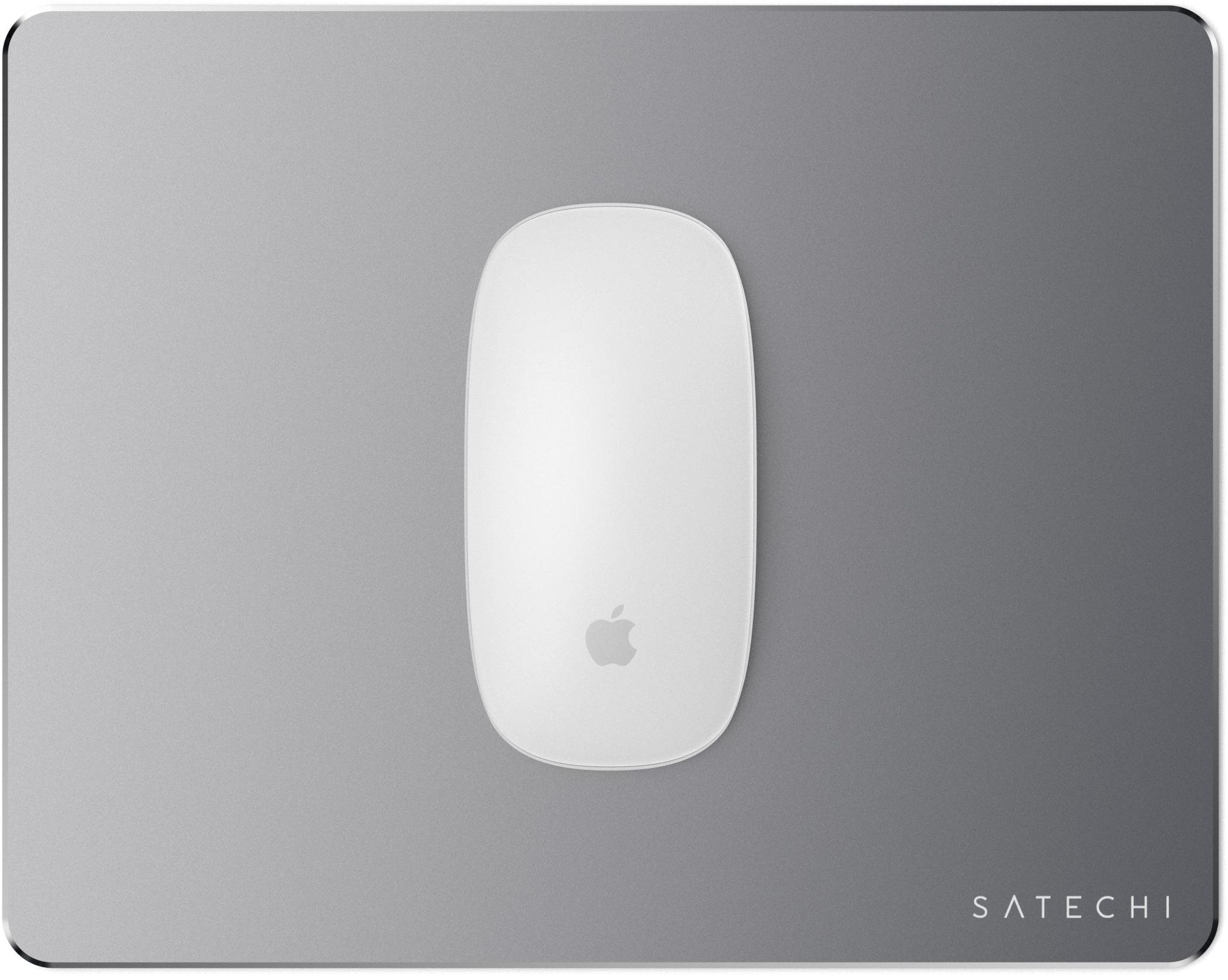 Podložka pod myš Satechi Aluminum Mouse Pad – Space Grey Screen