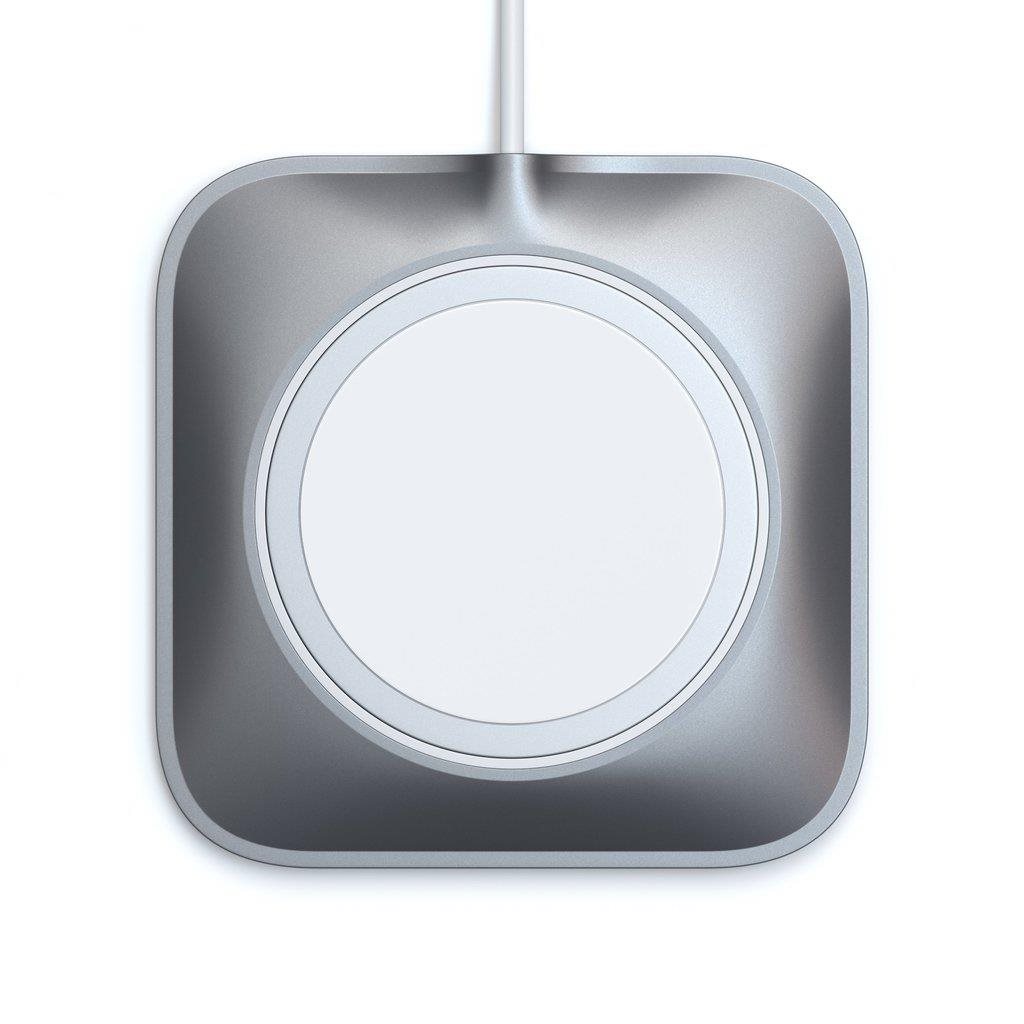 Dokkoló állomás Satechi Aluminium Dock for Mag safe Charger iPhone 12 Pro Max / 12 Pro / 12 Mini / 12 - Space Grey ...