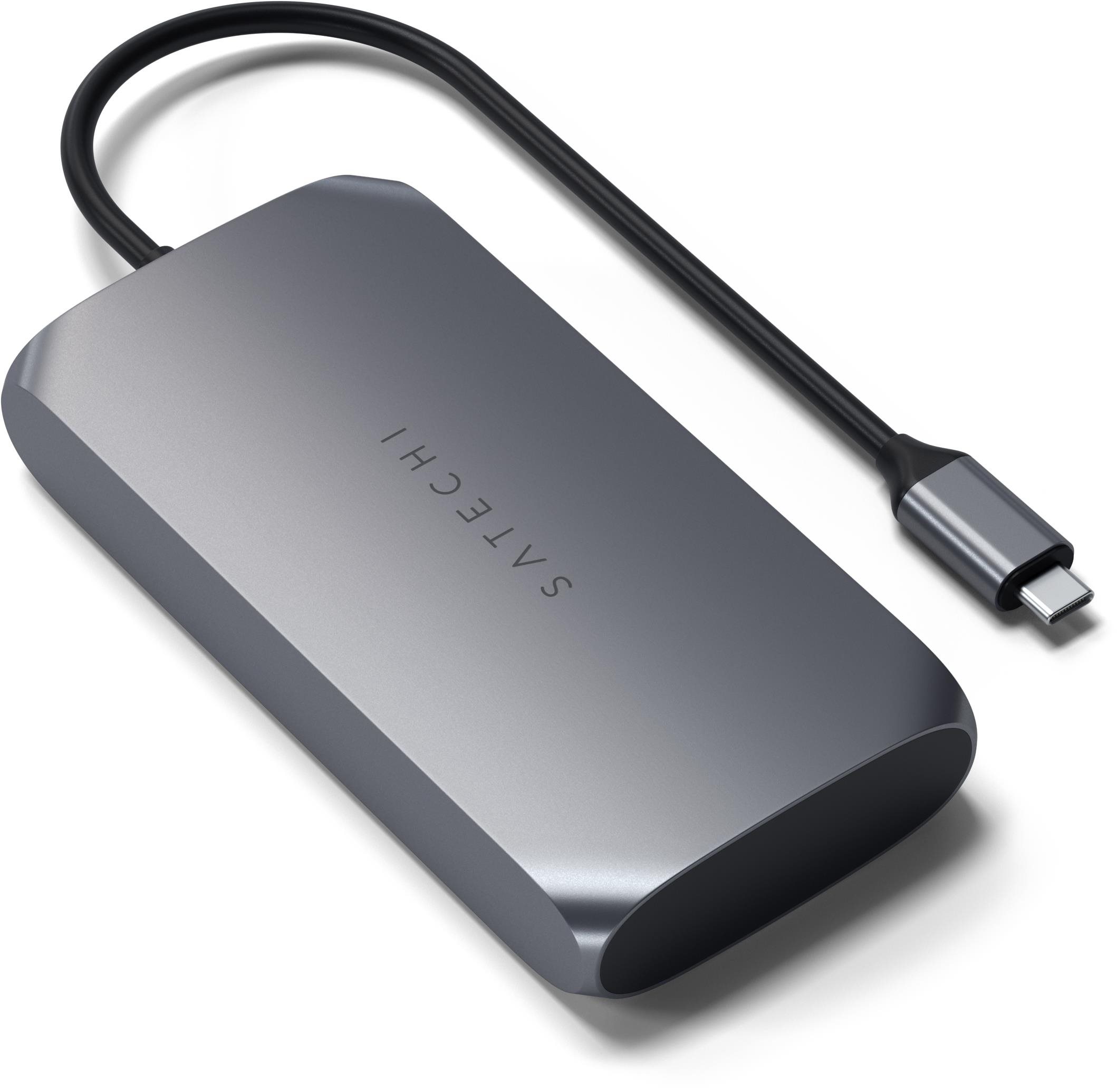 Dockingstation Satechi Aluminium USB-C Multimedia Adapter M1 - Grey ...