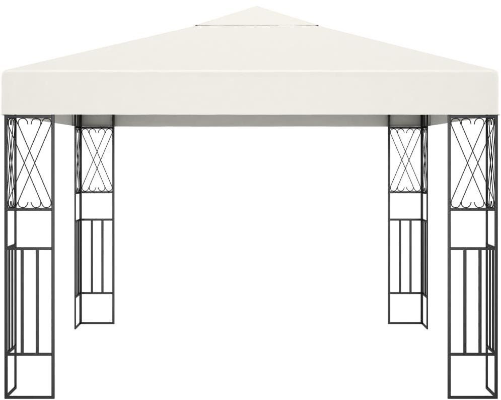 Záhradný altánok Altánok 3 × 3 m krémový textil Screen