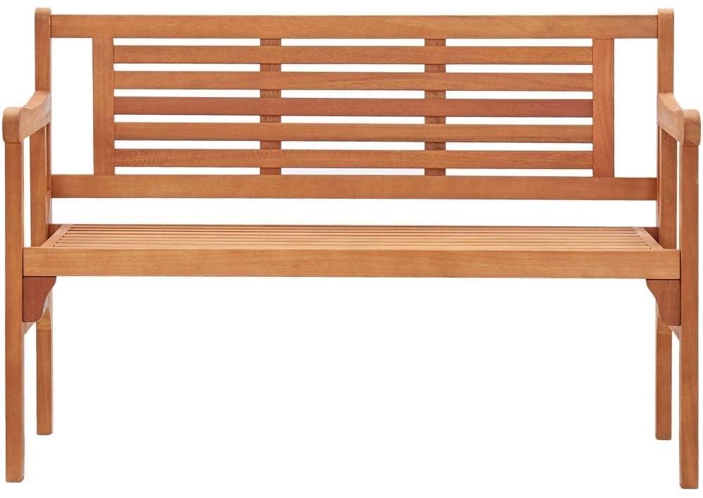 Garden Bench Folding Garden Bench 120cm Solid Eucalyptus Screen