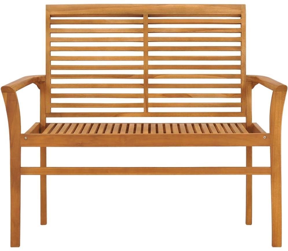 Garden Bench Garden Bench 112cm Solid Teak Screen