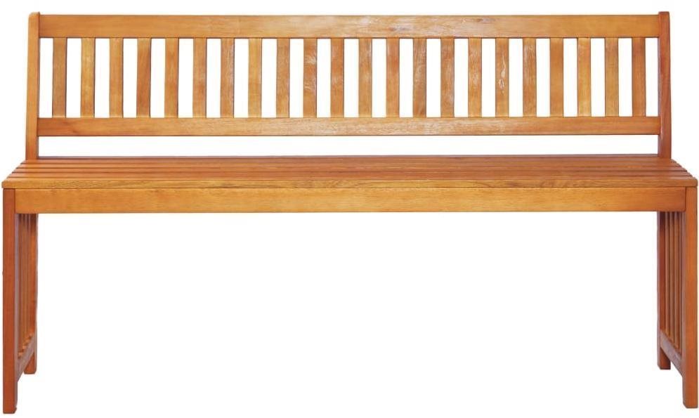 Garden Bench Garden Bench 137cm Solid Eucalyptus Screen