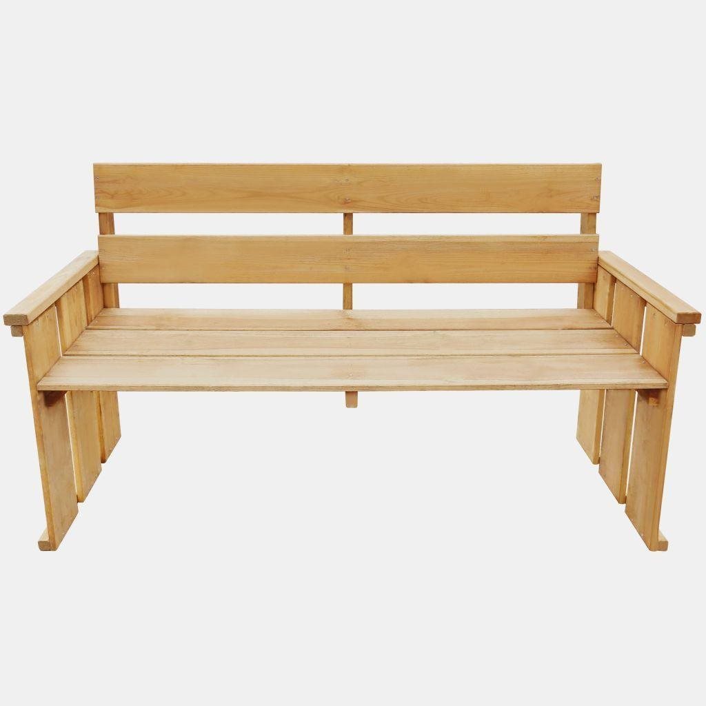 Garden Bench Garden Bench 160cm Impregnated Pine Wood Screen