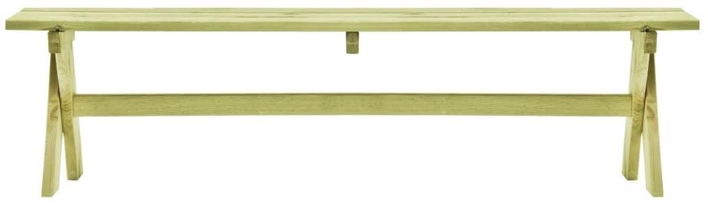 Garden Bench Garden Bench 170cm Impregnated Pine Wood Screen