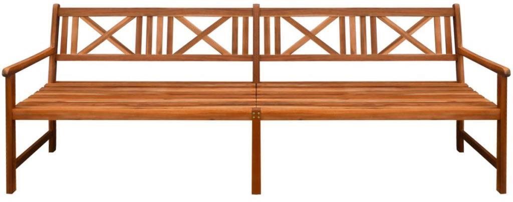 Garden Bench Garden Bench 240cm Solid Acacia Wood Screen