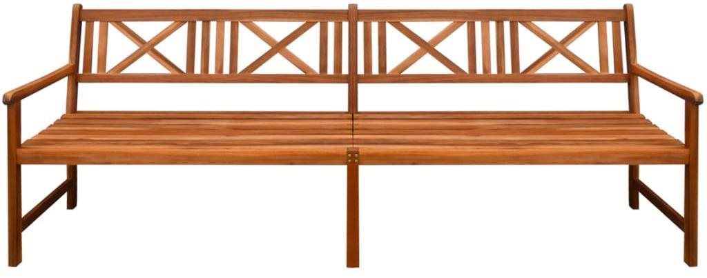 Garden Bench Garden Bench with Cushions 240cm Solid Acacia Wood 3063832 Screen