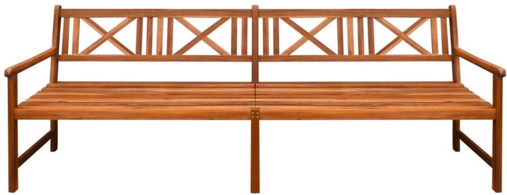 Garden Bench Garden Bench with Cushions 240cm Solid Acacia Wood 3063842 Screen