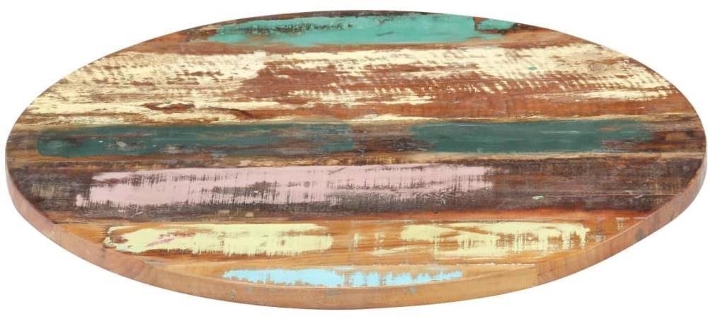 Table Top Round Table Top 60cm 25-27mm Solid Recycled Wood 286038 Screen