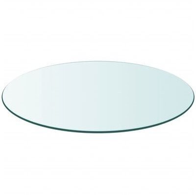 Table Top Tempered Glass Table Top Round 300mm Screen