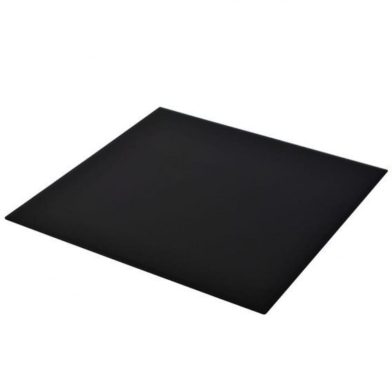 Table Top Tempered Glass Table Top, Square, 800x800mm Lateral view