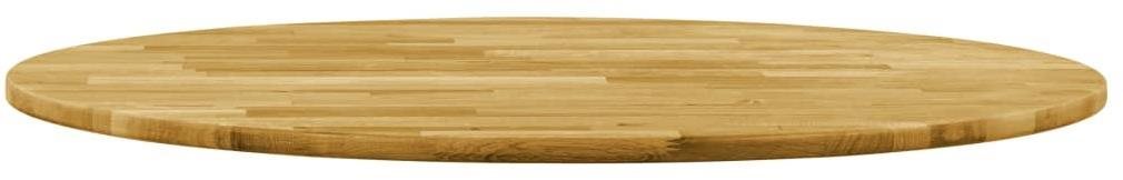 Table Top Round Solid Oak Table Top 23mm 900mm Screen