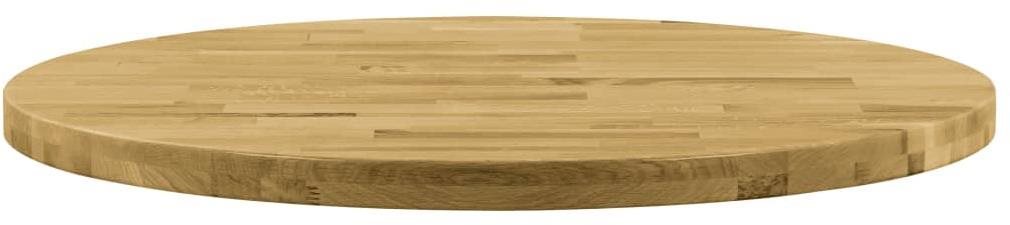 Table Top Round Solid Oak Table Top 44mm 900mm Screen