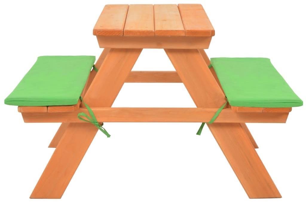 Záhradný nábytok Detský piknikový stôl s lavičkami 89 × 79 × 50 cm masívne jedľa 91793 91793 Screen