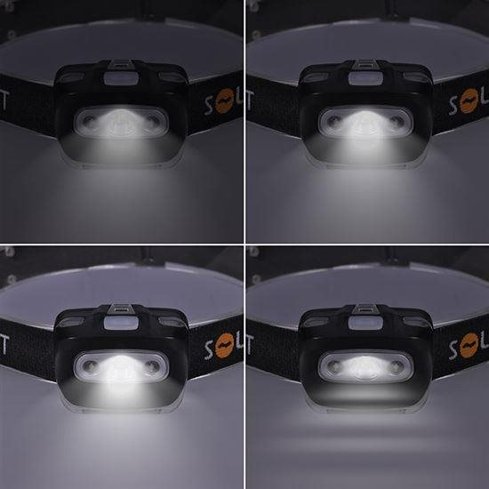 Čelovka Solight čelové LED svietidlo 3 W + červené svetlo 3× AAA Vlastnosti/technológia