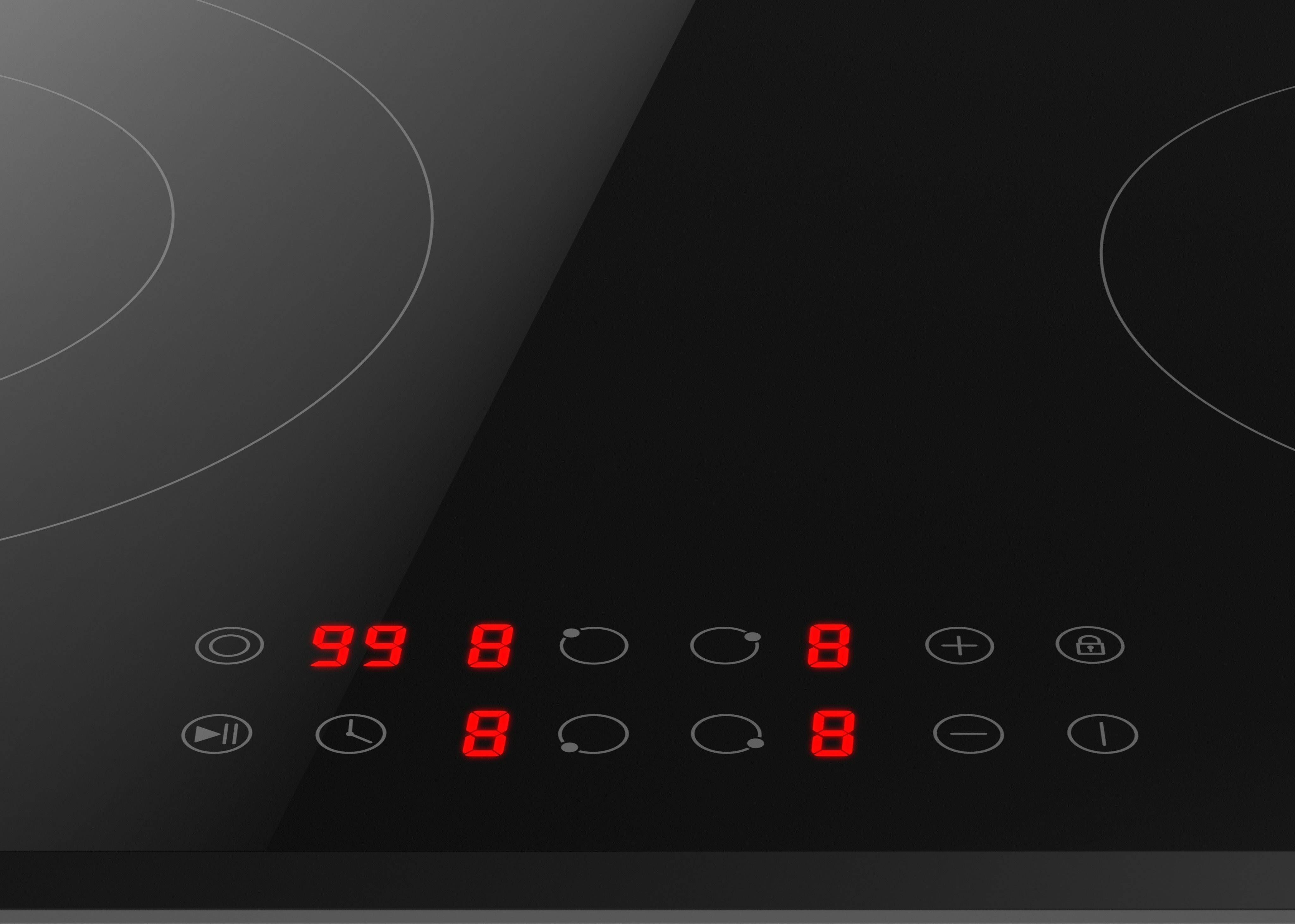Cooktop Siguro SGR-HB-C250B Oval ...
