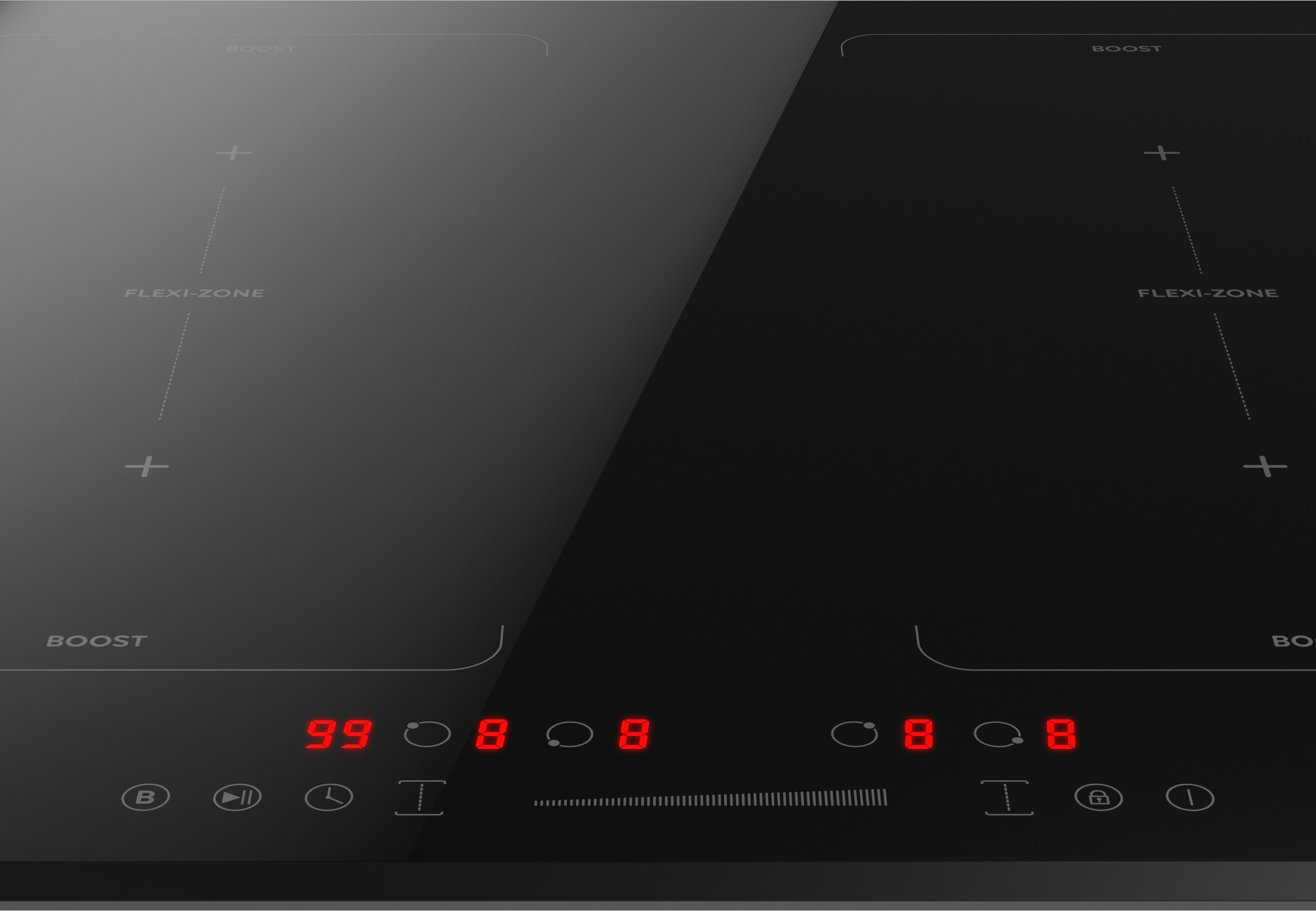 Cooktop Siguro SGR-HB-I250B Flexi zone ...
