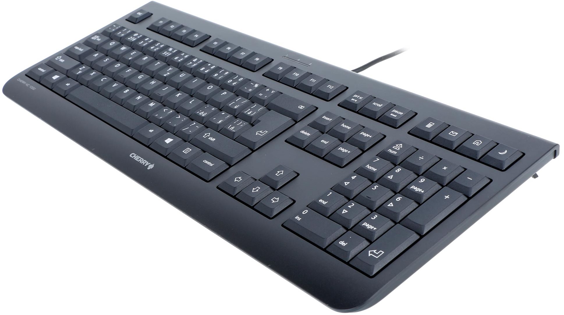 1000 Tastatur Cherry schwarz layout - CZ+SK KC -