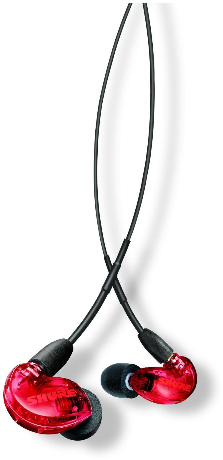 Headphones Shure SE215 Red Special Edition ...