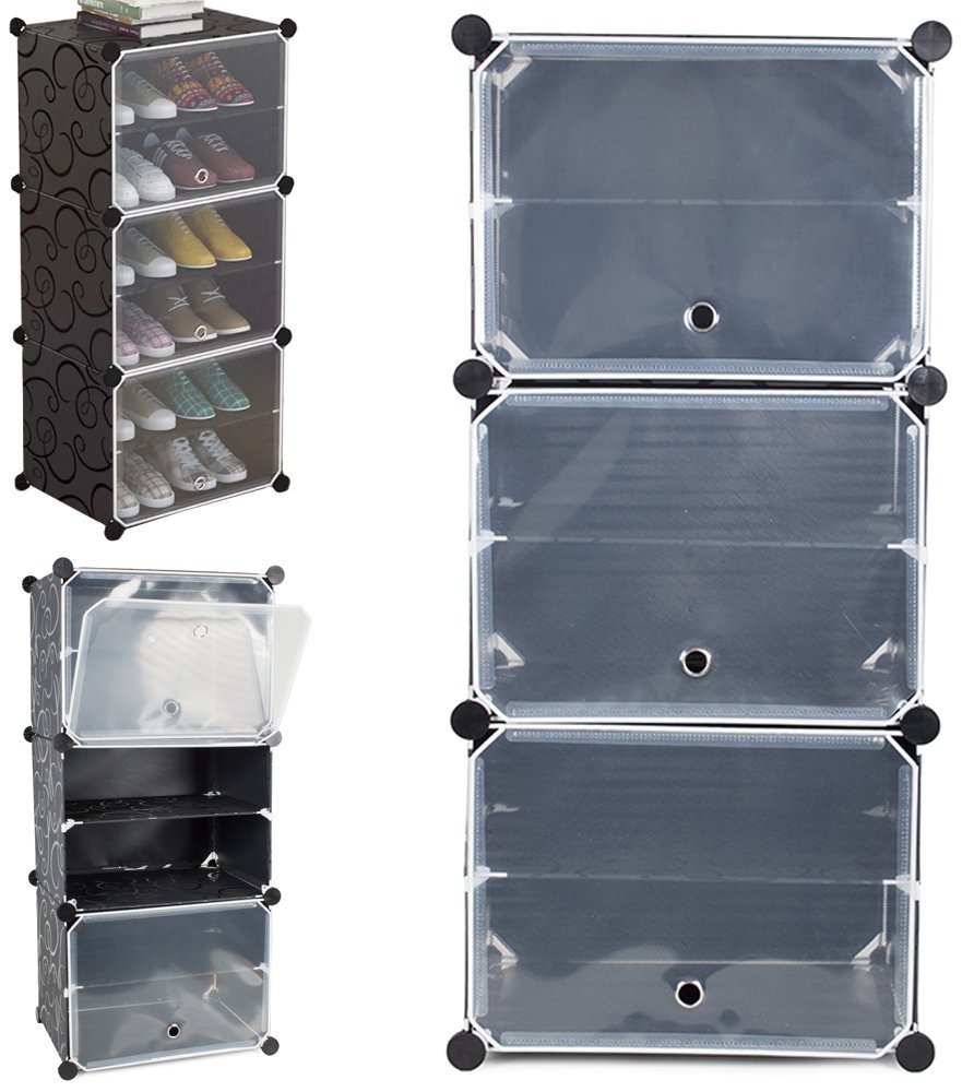 Shoe Rack Verk 01507 Variable shoe rack system 6 shelves ...