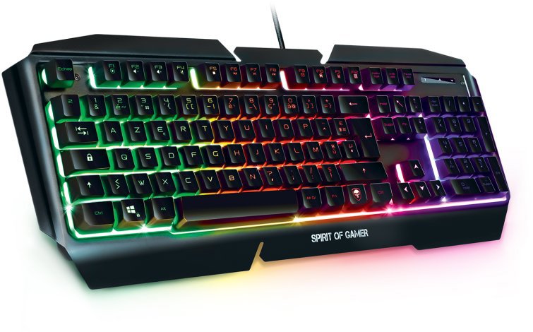 Spirit of Gamer PRO-K5 Fekete -HU gaming keyboard.