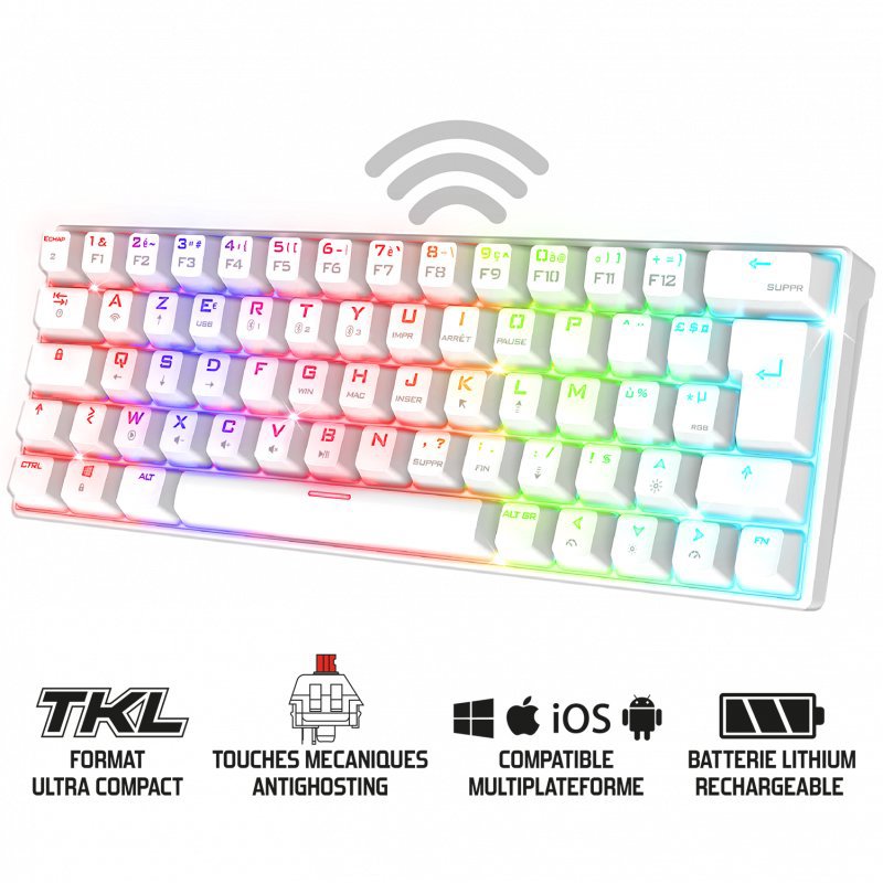 Gaming Keyboard Spirit of Gamer XPERT K200 Feher -HU ...