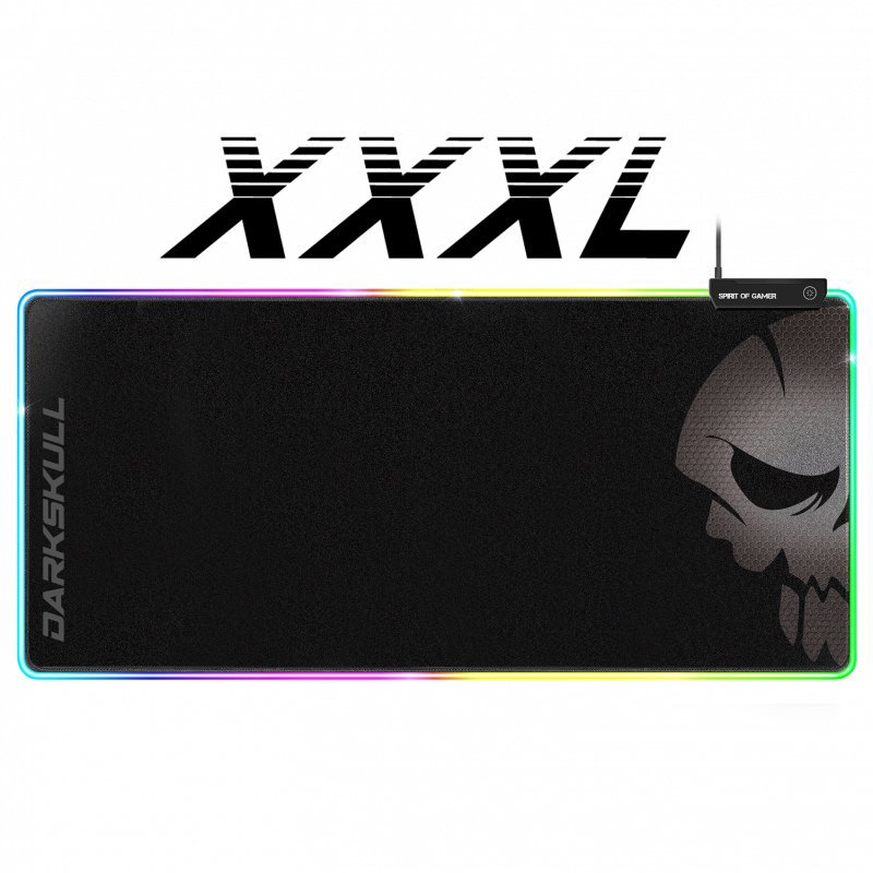 Mouse Pad Spirit of Gamer Darkskull RGB XXXL fekete ...