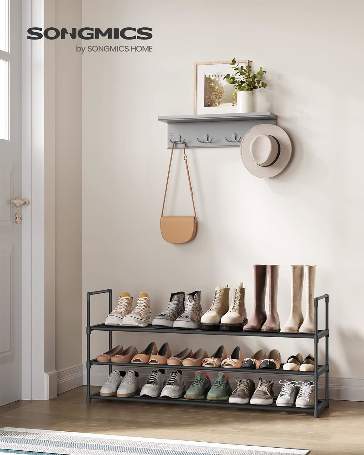 Shoe Rack Songmics Nebio, black ...