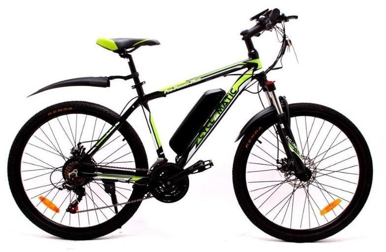 Elektromos kerékpár Cyclamatic CX 3 fekete/zöld Oldalnézet