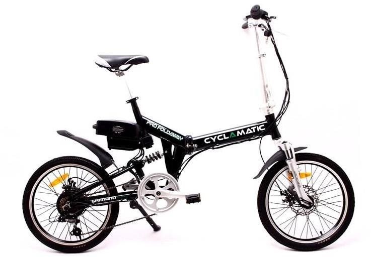 Elektromos kerékpár Cyclamatic CX 4 fekete Oldalnézet