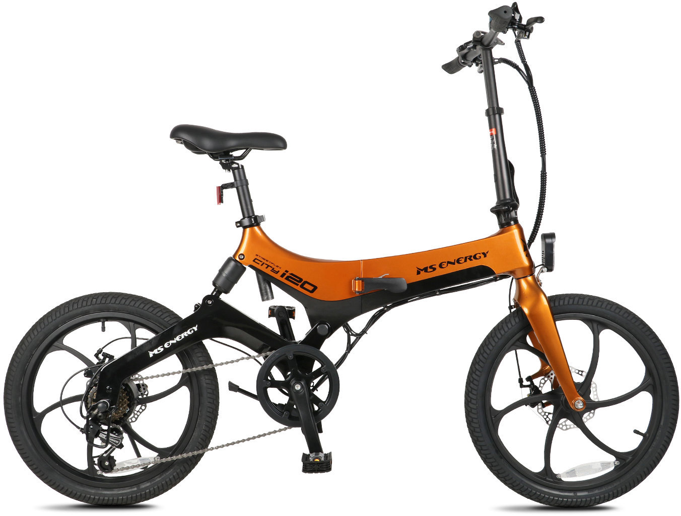 MS Energy eBike i20 Black/Orange .