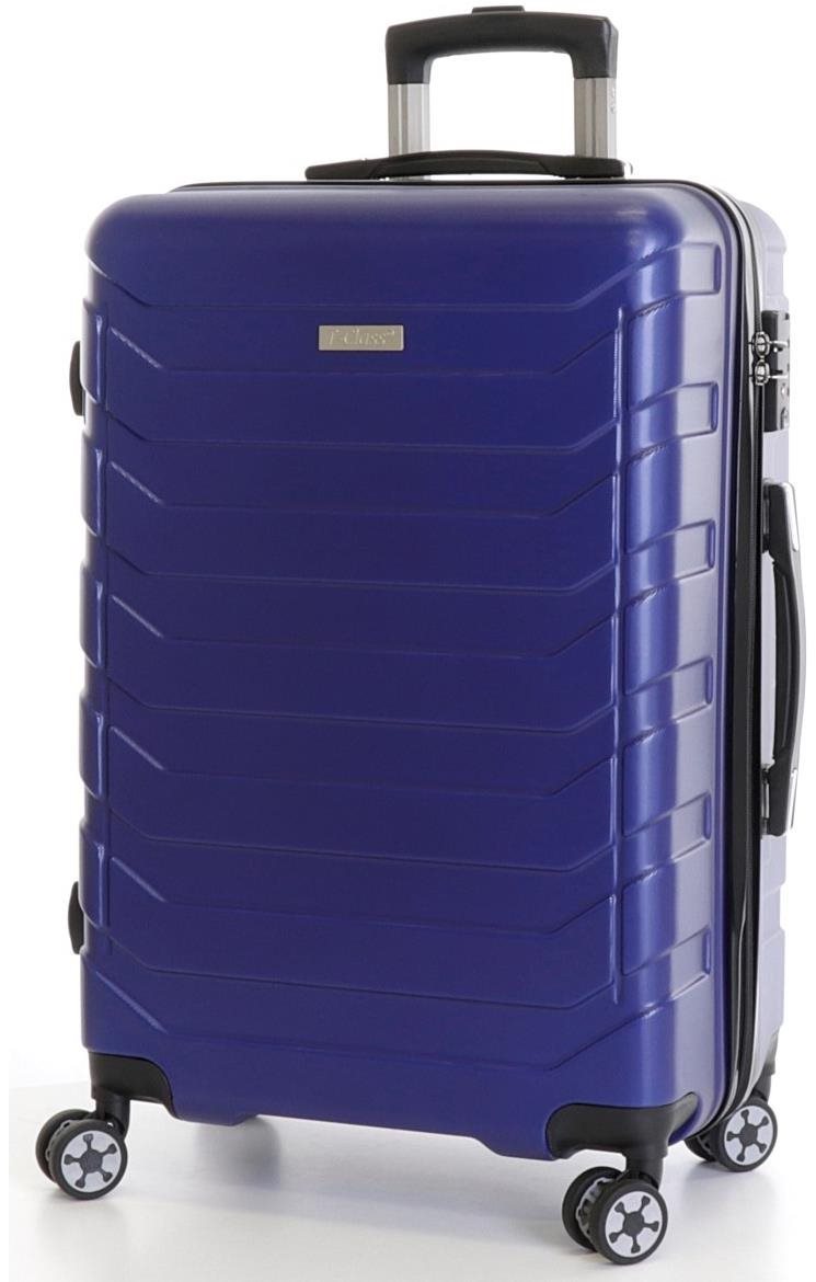 Cestovný kufor T-class 618, veľ. L, TSA zámok, (matná modrá), 65 × 43 × 26 cm Screen