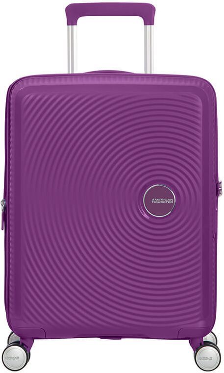 Cestovný kufor American Tourister Soundbox Spinner TSA Purple Orchid Screen