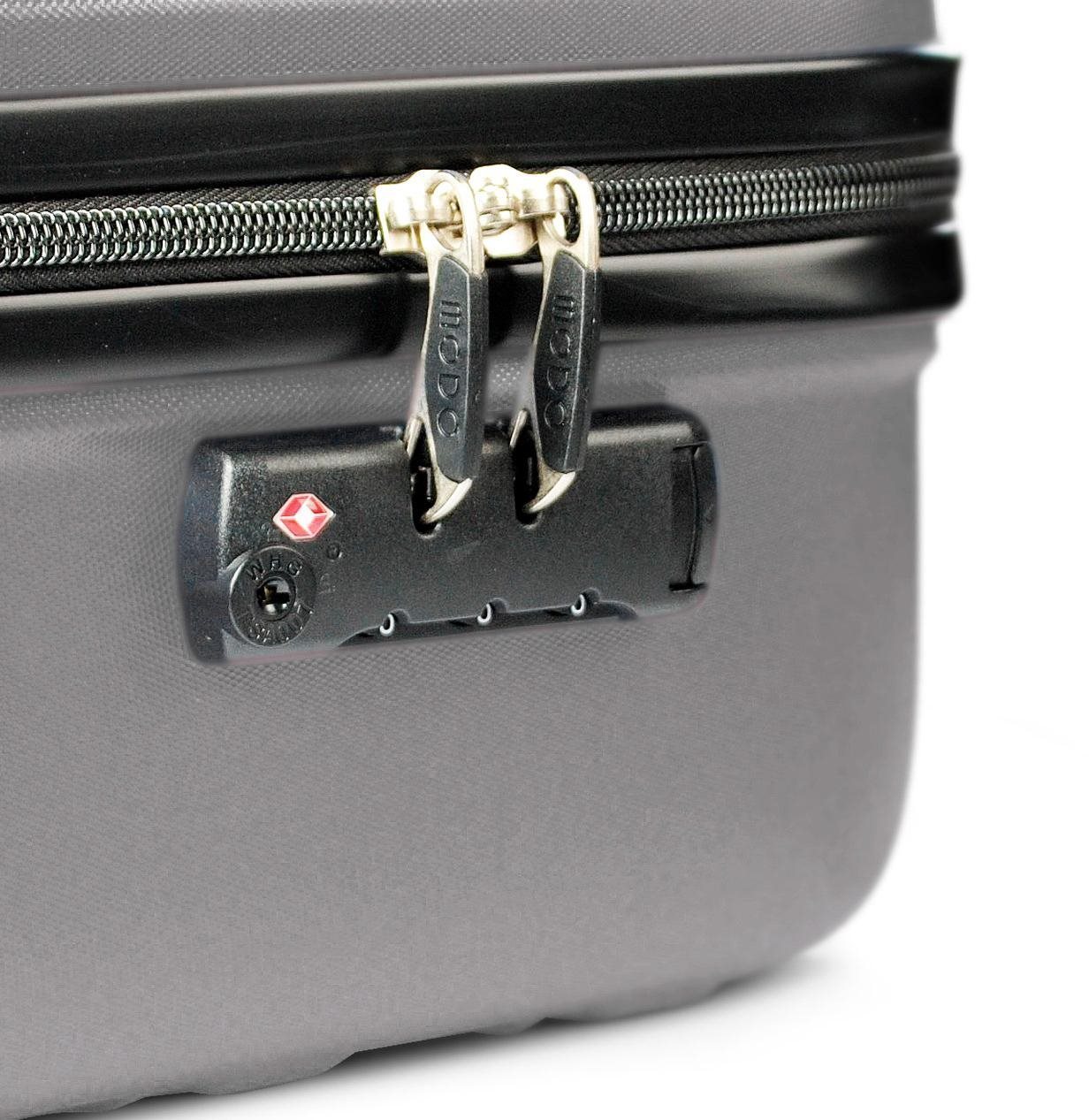 TSA záras bőrönd Modo by Roncato Houston 55, ezüst Jellemzők/technológia