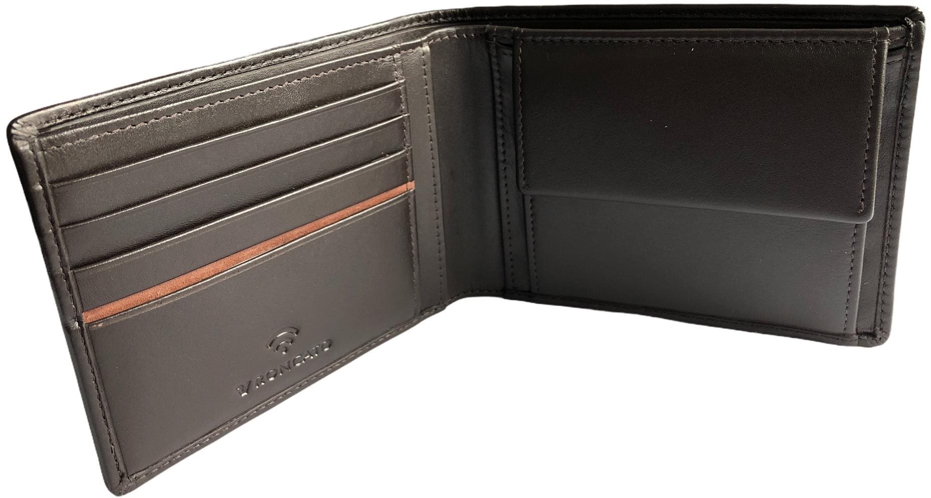 Peňaženka Roncato AVANA RFID, horizontálna s vreckom na mince, hnedá Lifestyle