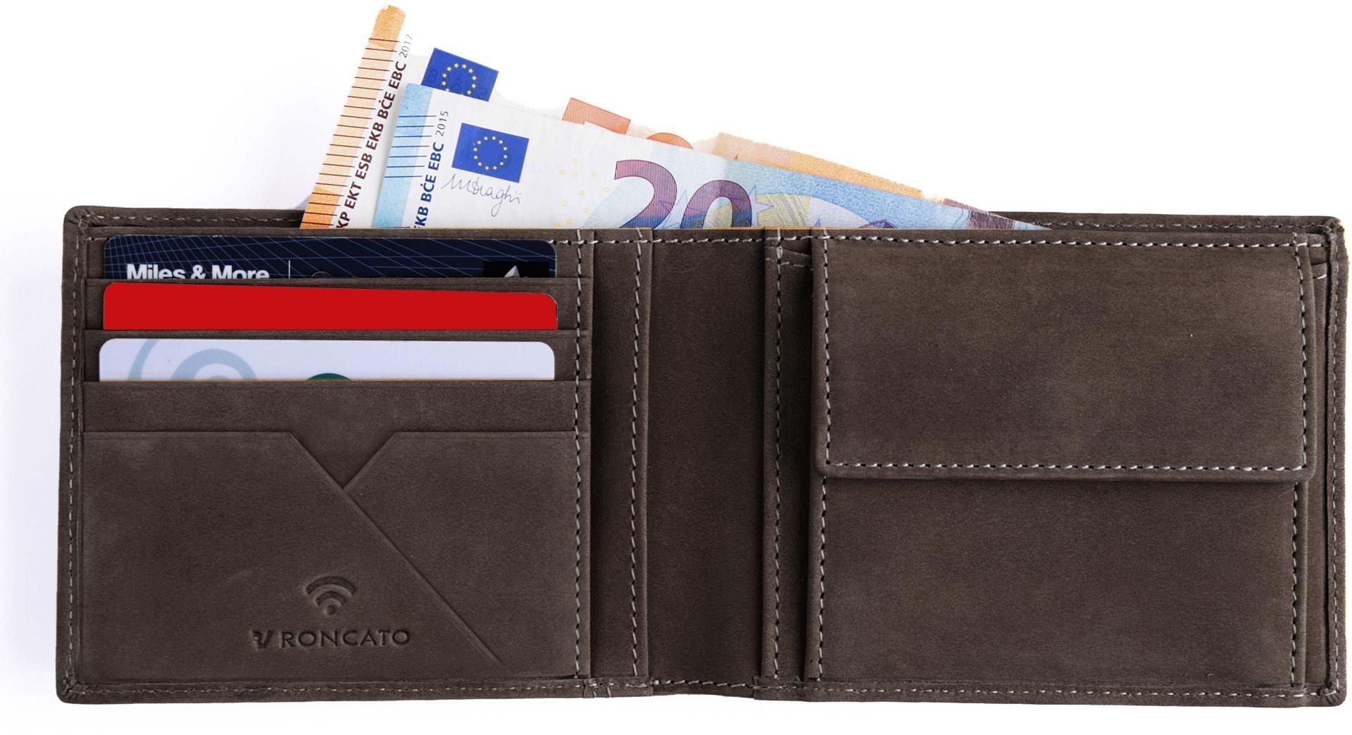 Peňaženka Roncato pánska peňaženka SALENTO hnedá Vlastnosti/technológia