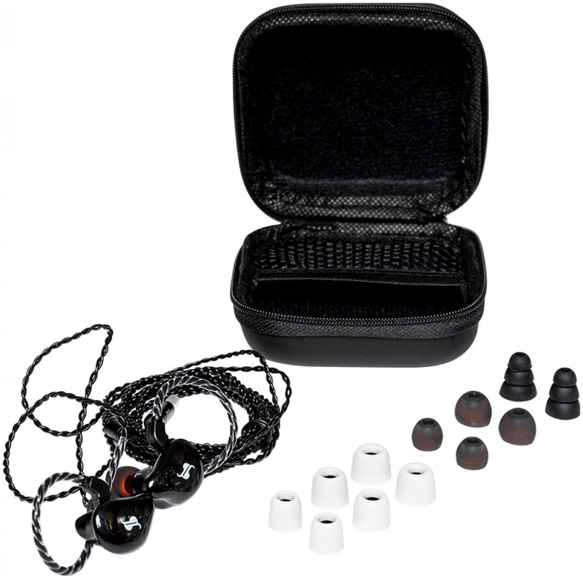 Headphones Stagg SPM-235BK In-Ear Package content