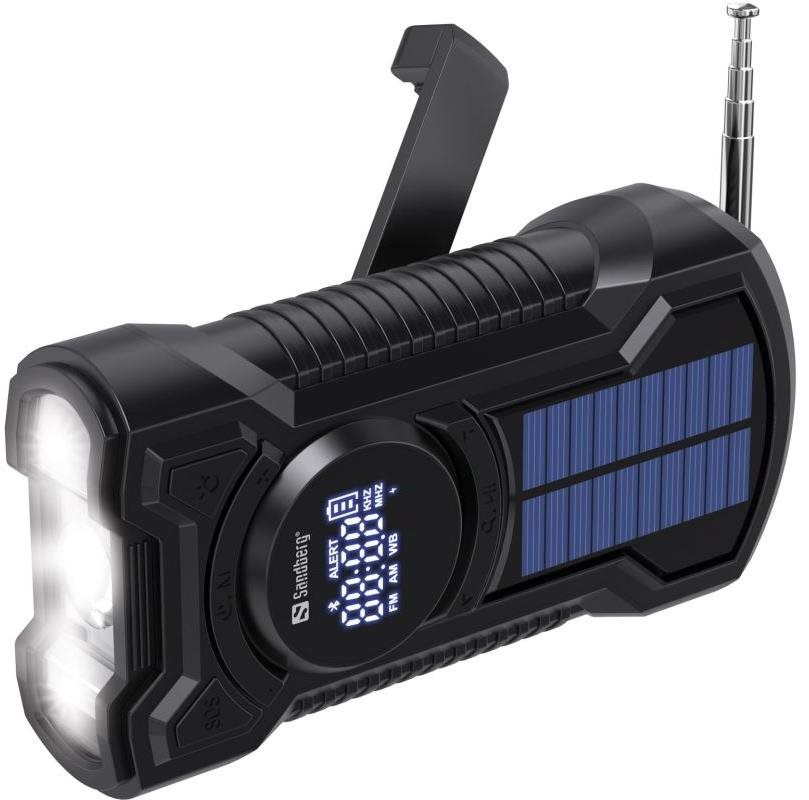 Radio Sandberg Survivor All-in-1 5000 mAh, FM/AM radio with additional functions, black ...