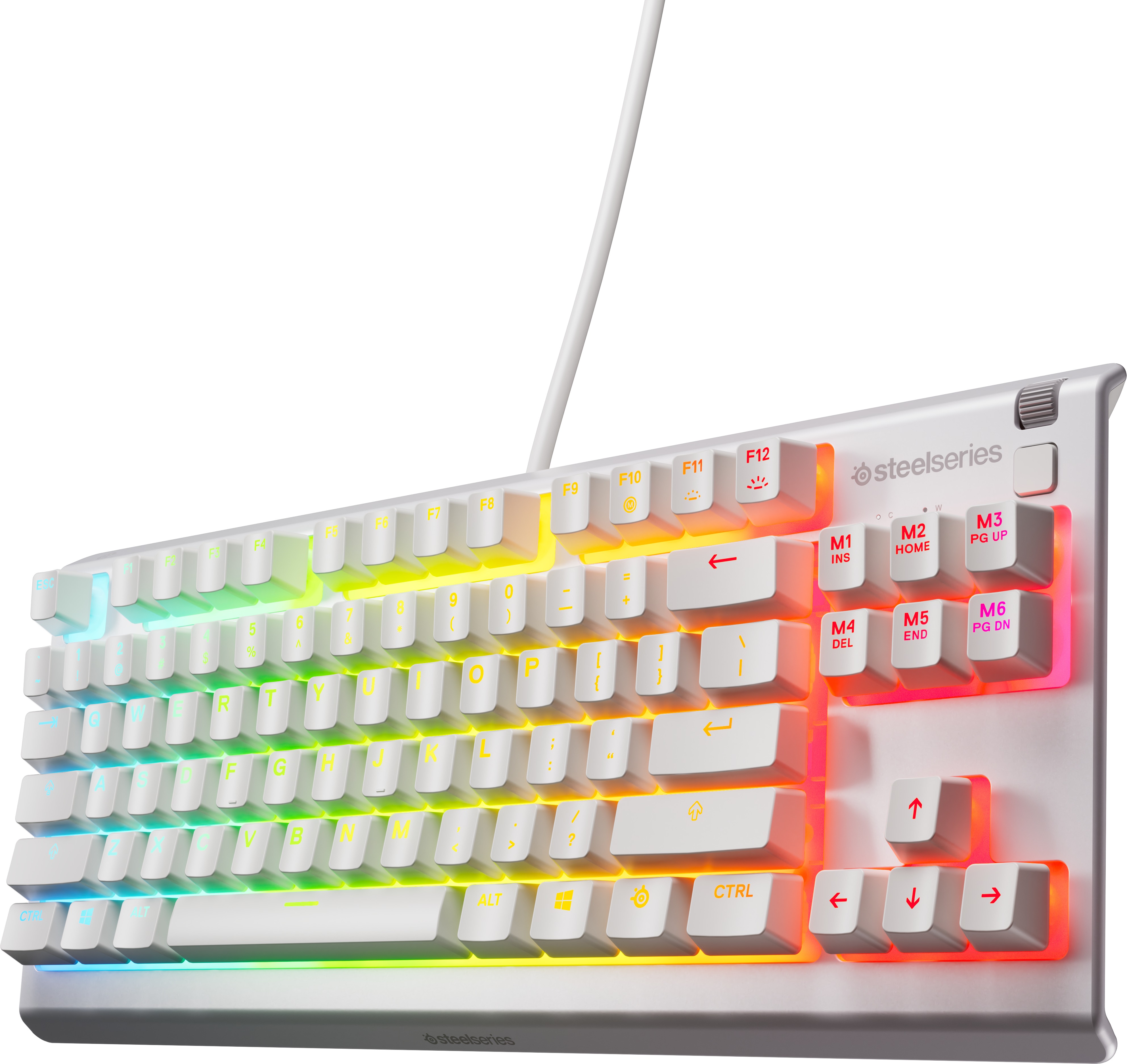 Gaming Keyboard SteelSeries Apex 3 TKL White US ...