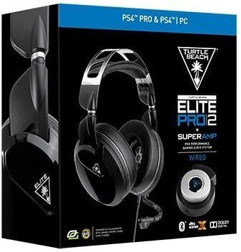Gaming Headphones Turtle Beach Elite Pro 2 + SuperAmp, Black Packaging/box