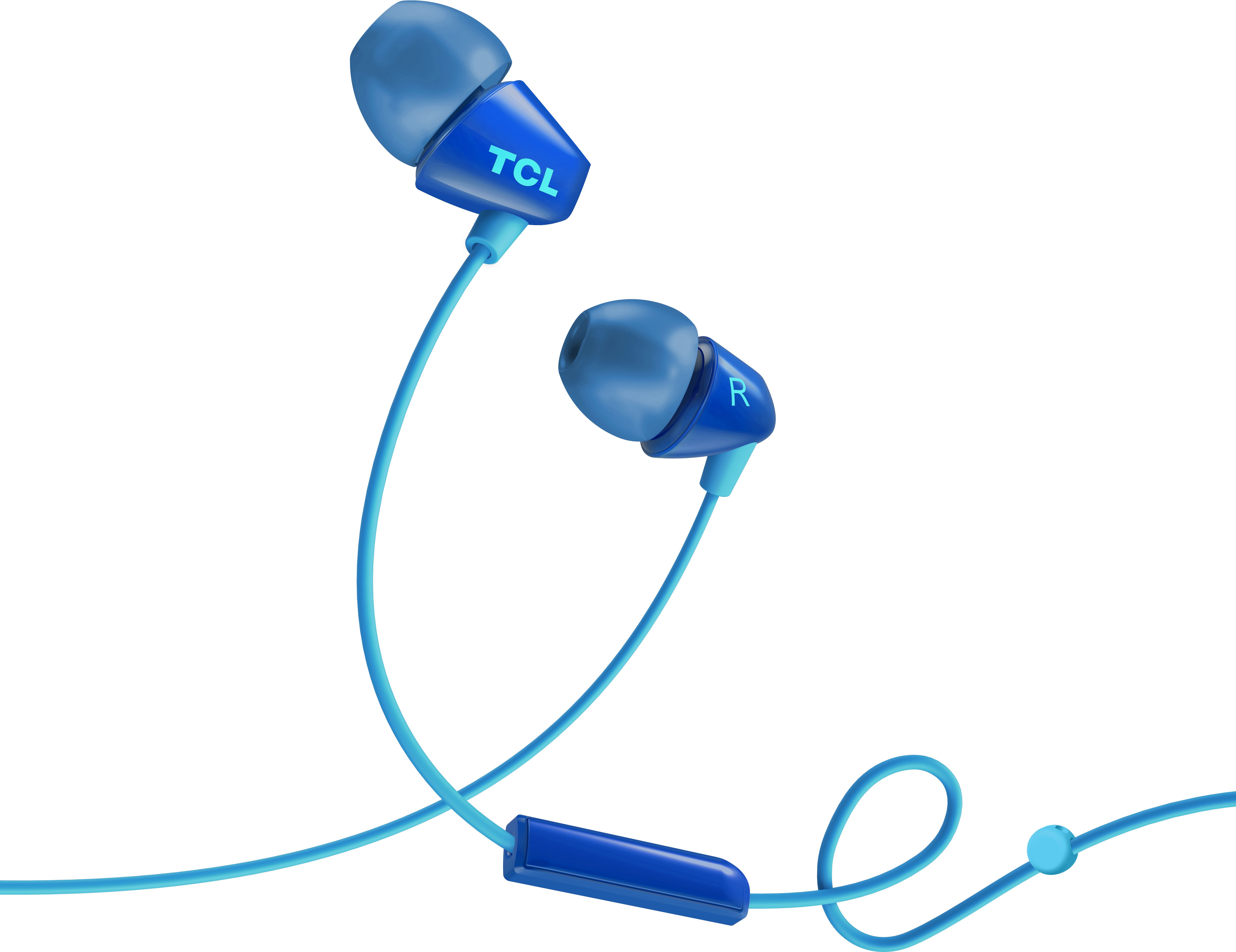 Headphones TCL SOCL100, Ocean Blue Lateral view