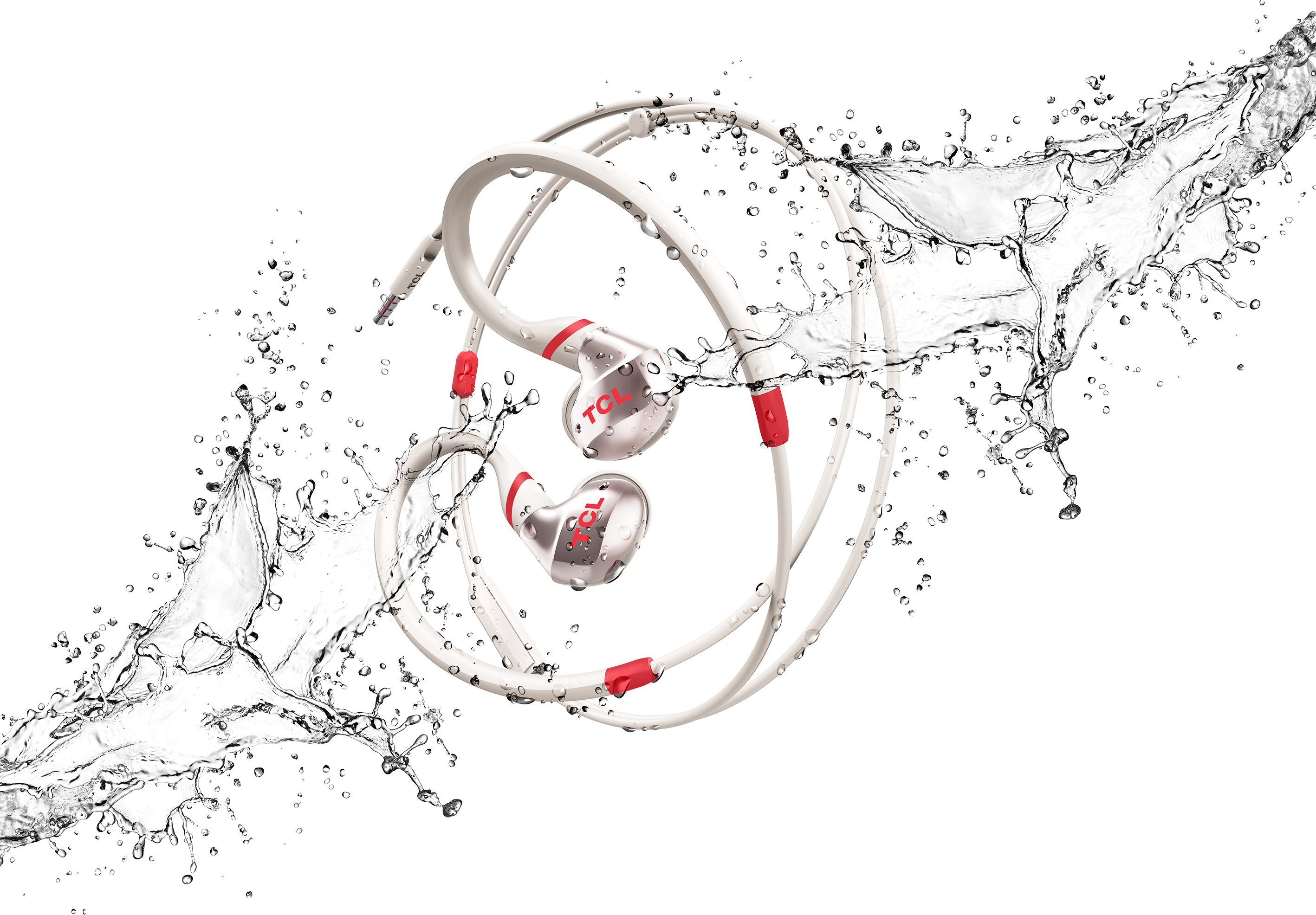 Headphones TCL ACTV100, Crimson White Lifestyle