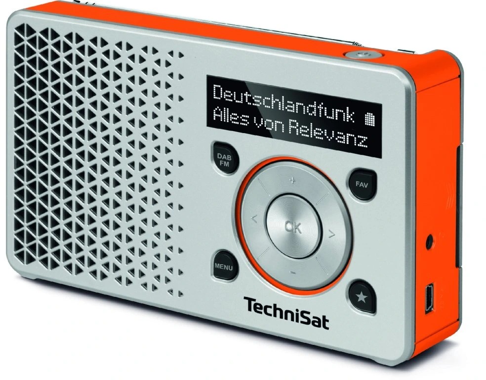 Radio TechniSat Digitradio 1, silver/orange ...