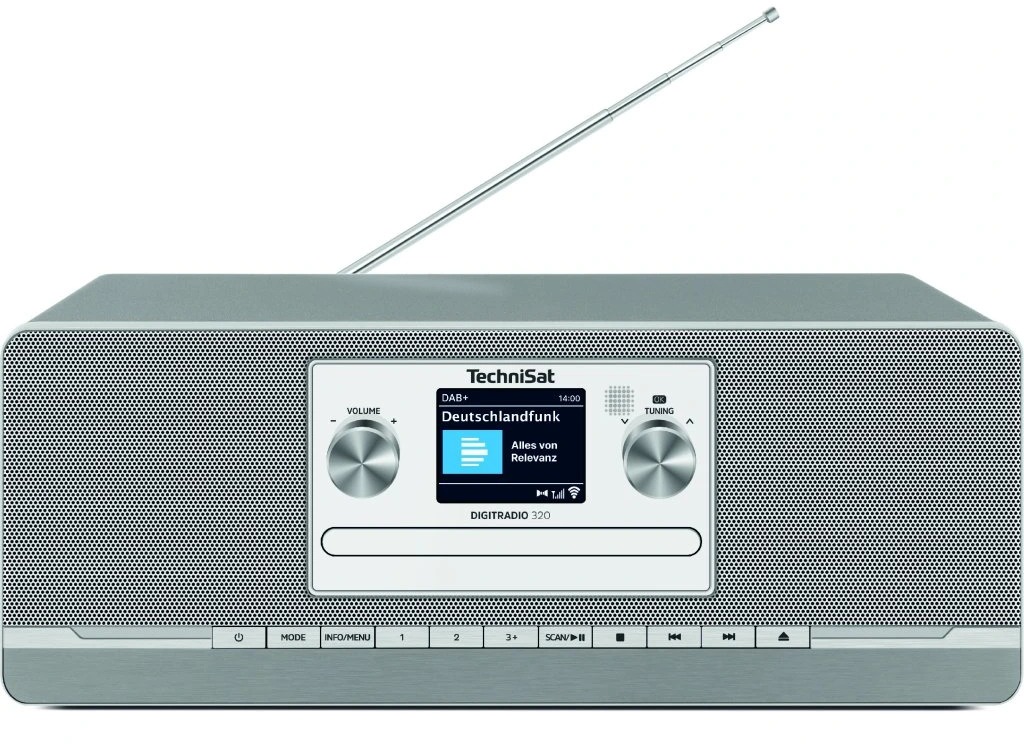 Radio TechniSat 320, anthracite/silver ...