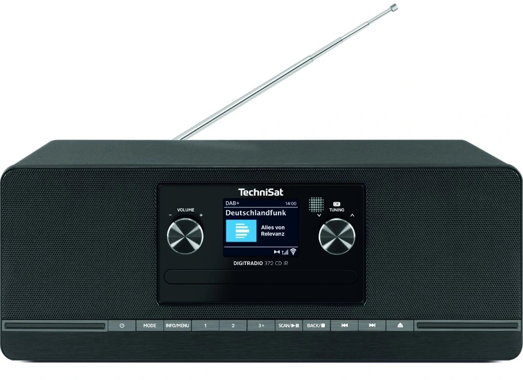 Radio TechniSat Digitradio 372 CD IR, black ...
