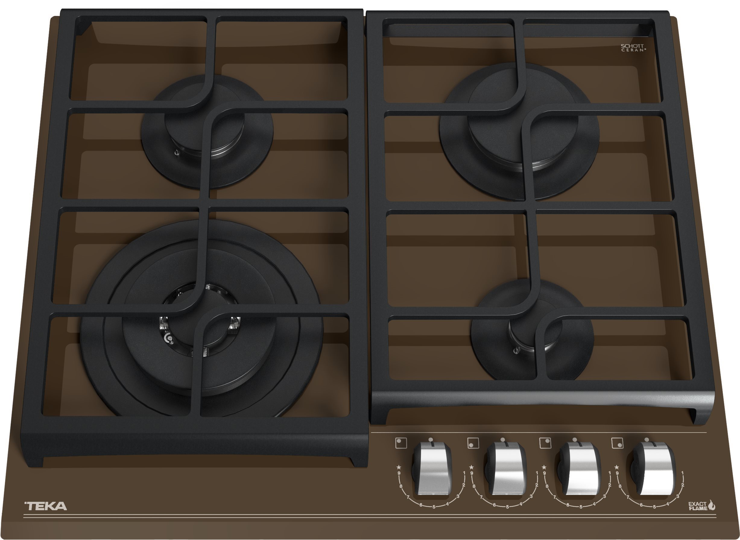 Oven & Cooktop Set TEKA HLB 8600 U-Brick Brown + TEKA GZC 64630 U-BRICK BROWN Lifestyle