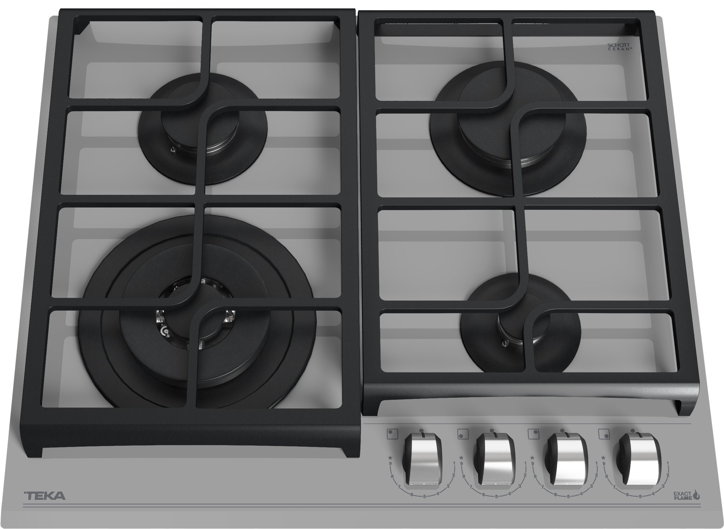 Oven & Cooktop Set TEKA HLC 8400 U-Steam Grey + TEKA GZC 64320 U-Steam Grey Lifestyle