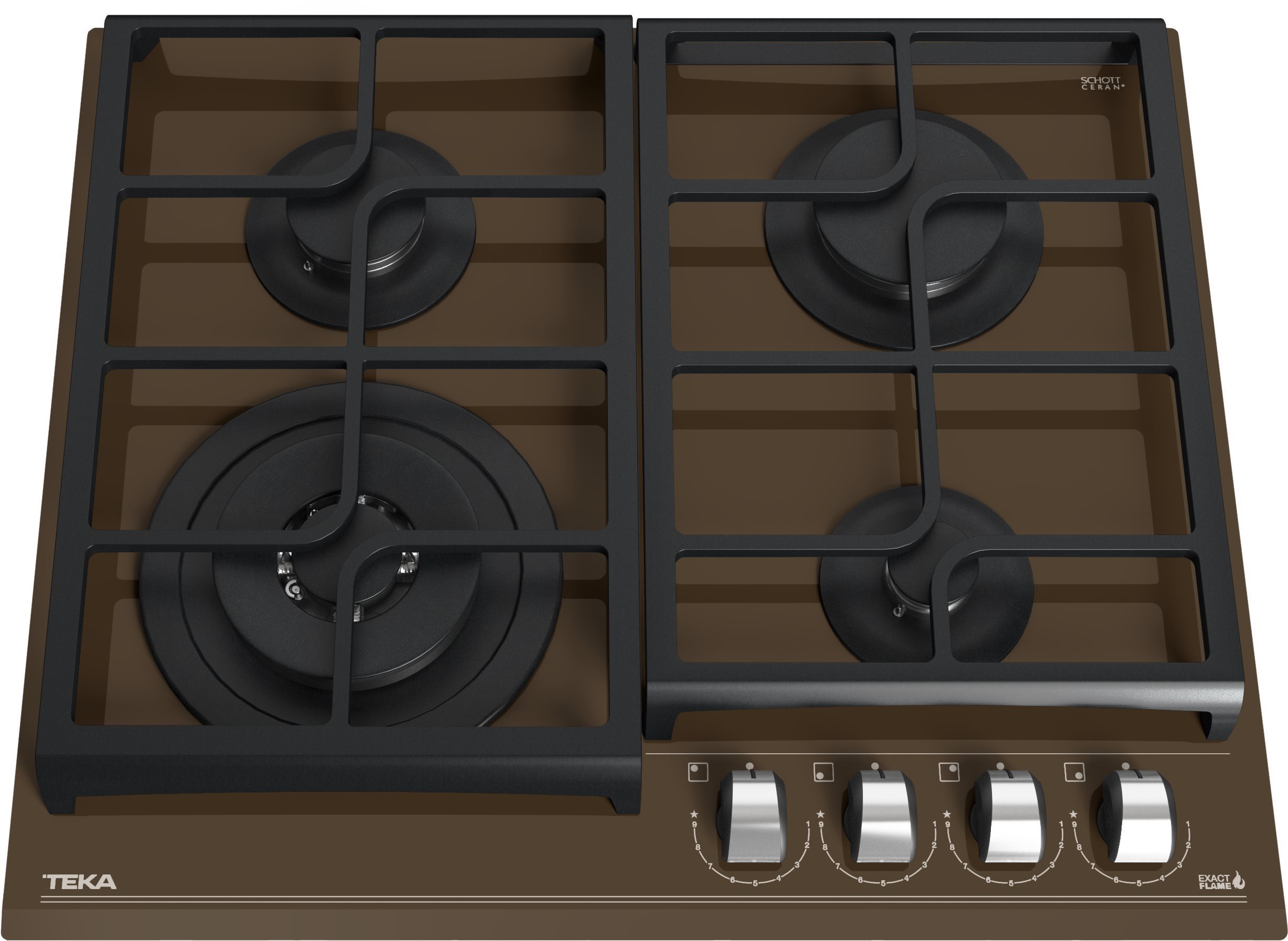Oven & Cooktop Set TEKA HLC 8400 U-Brick Brown + TEKA GZC 64320 U-Brick Brown Lifestyle